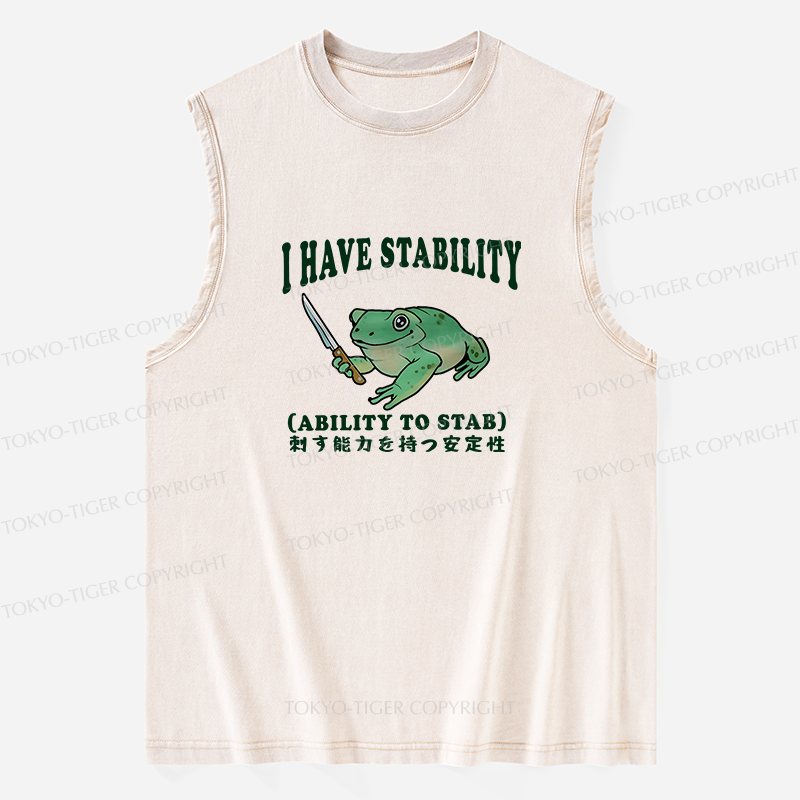 Tokyo-Tiger Mentally Stable Assassin Frog Washed Tank