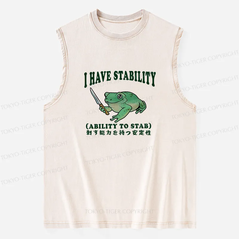 Tokyo-Tiger Mentally Stable Assassin Frog Washed Tank