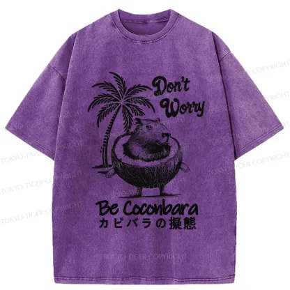 Tokyo-Tiger Don't Worry Be Coconbara Washed T-Shirt