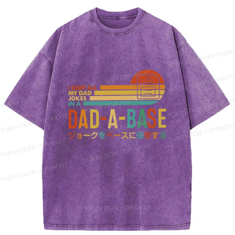 Tokyo-Tiger Dad Jokes Washed T-Shirt