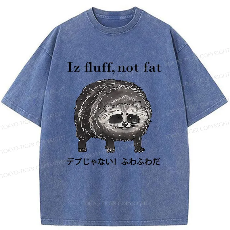 Tokyo-Tiger Furry Raccoon Washed T-Shirt