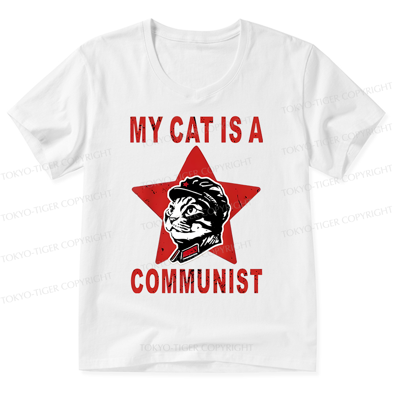 Tokyo-Tiger Funny Cat-ism V-Neck Classic T-Shirt