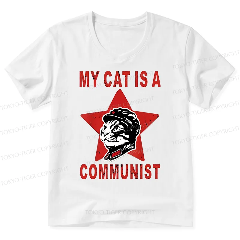 Tokyo-Tiger Funny Cat-ism V-Neck Classic T-Shirt Sale