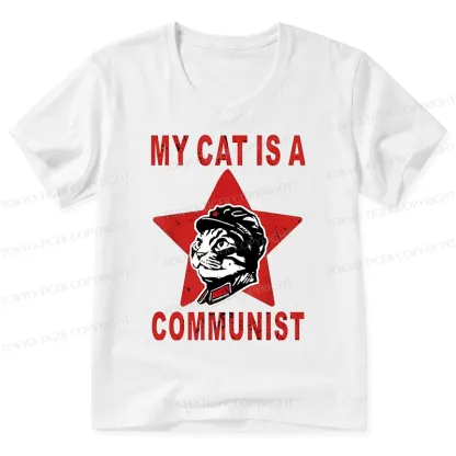 Tokyo-Tiger Funny Cat-ism V-Neck Classic T-Shirt