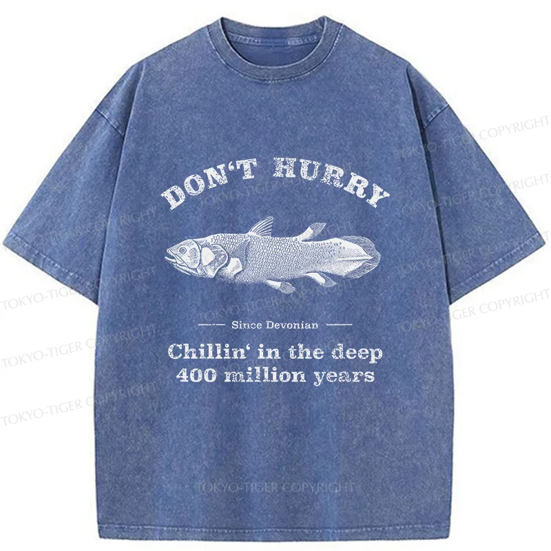 Tokyo-Tiger Fish From 400 Million Years Ago Washed T-Shirt