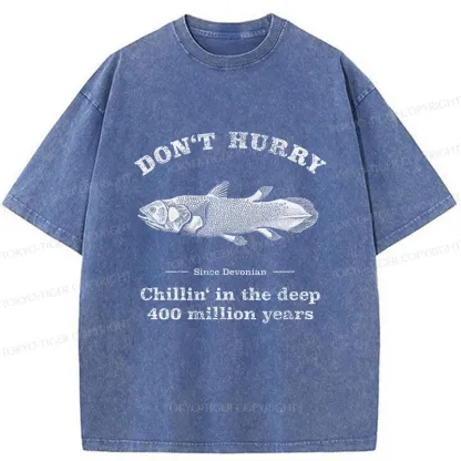 Tokyo-Tiger Fish From 400 Million Years Ago Washed T-Shirt