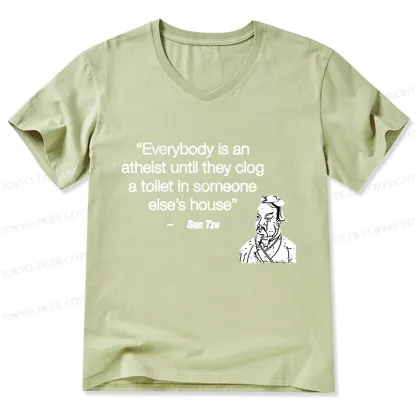 Tokyo-Tiger Funny Sun Tzu Saying V-Neck Classic T-Shirt