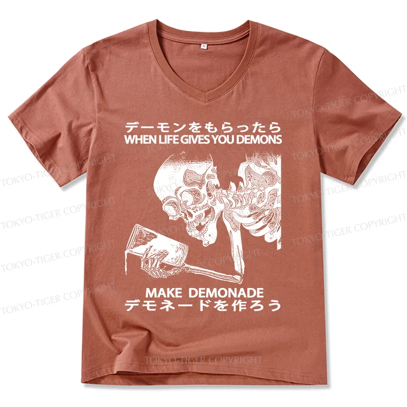 Tokyo-Tiger Make Demonade Funny V-Neck Classic T-Shirt