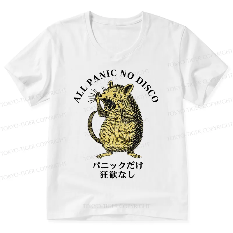Tokyo-Tiger All Panic No Disco V-Neck Classic T-Shirt Sale