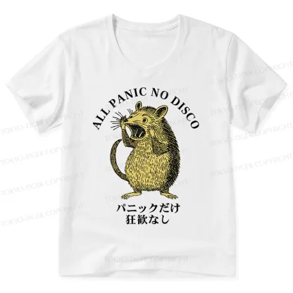 Tokyo-Tiger All Panic No Disco V-Neck Classic T-Shirt