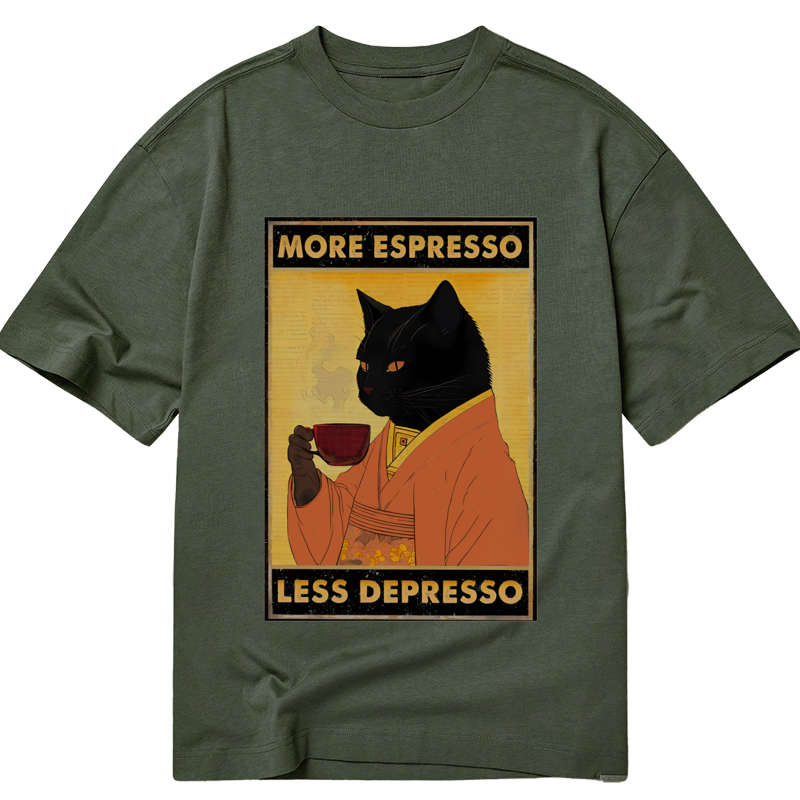 Tokyo-Tiger Increase Espresso Decrease Distress Classic T-Shirt
