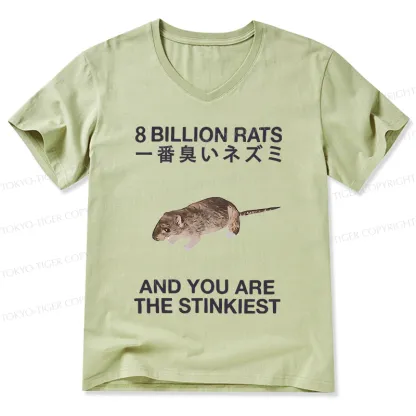 Tokyo-Tiger World's Stinkiest Rat V-Neck Classic T-Shirt