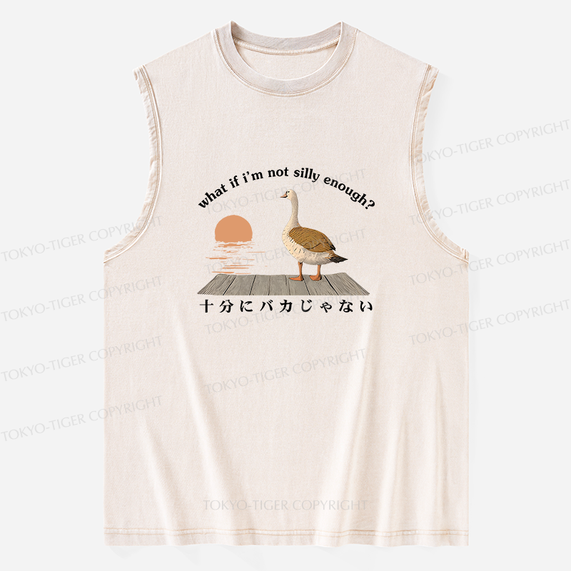 Tokyo-Tiger What If I'm Not Silly Enough Washed Tank