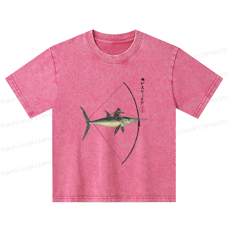 Tokyo-Tiger I Am Speed Kids Washed T-Shirt