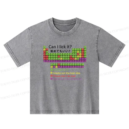 Tokyo-Tiger I Can I Lick It Kids Washed T-Shirt