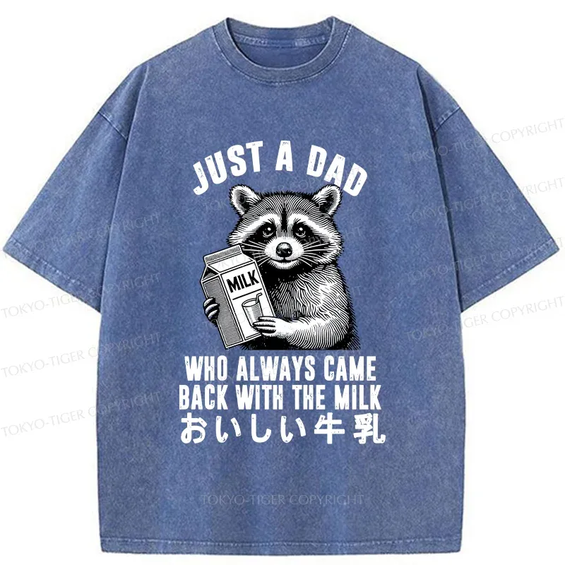 Tokyo-Tiger Father Brings Milk Washed T-Shirt