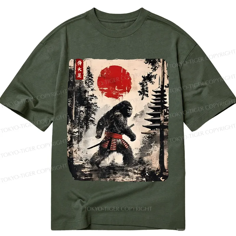 Tokyo-Tiger Japanese Samurai Bigfoot Classic T-Shirt