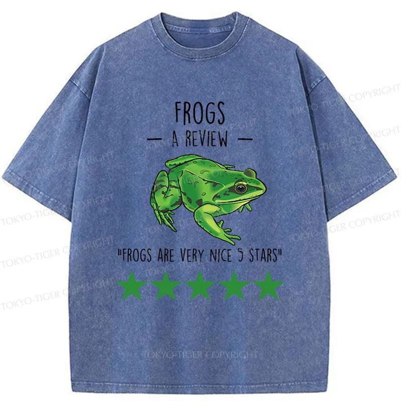 Tokyo-Tiger Five Star Recommended Frog Washed T-Shirt