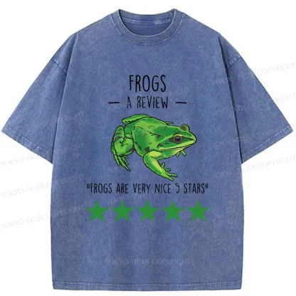 Tokyo-Tiger Five Star Recommended Frog Washed T-Shirt