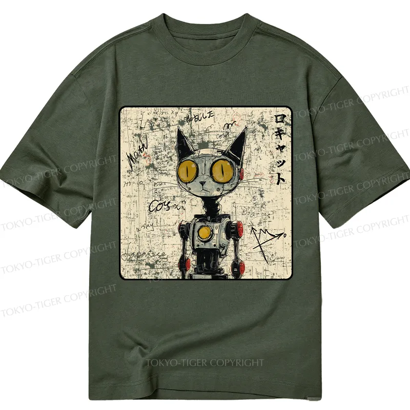 Tokyo-Tiger Robot Cat Classic T-Shirt