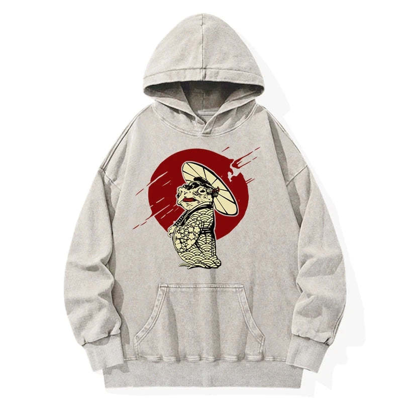 Tokyo-Tiger Frog Monster Washed Hoodie