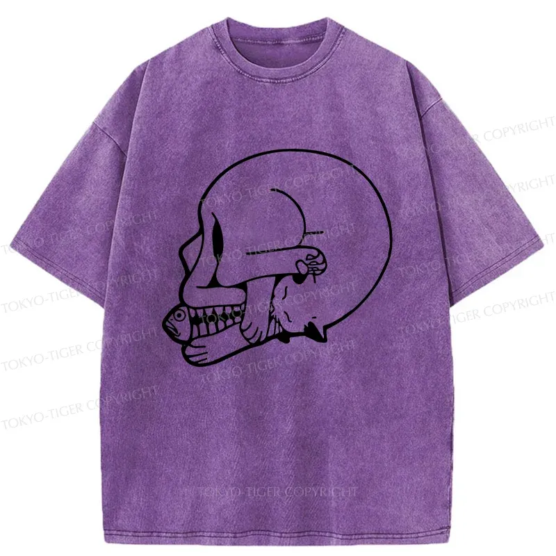 Tokyo-Tiger Japan Bonsai Washed T-Shirt Sale