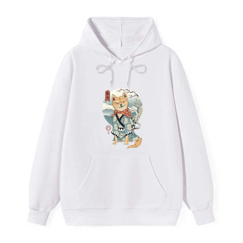 Tokyo-Tiger Samurai Shiba Dog Japanese Classic Hoodie