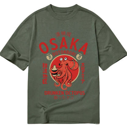 Tokyo-Tiger Drunken Octopus Japan Classic T-Shirt
