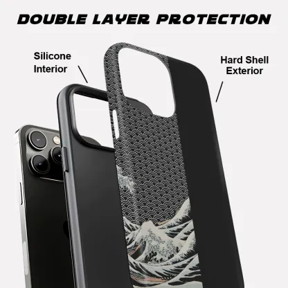 Tokyo-Tiger Half Of The Wave Phone Case