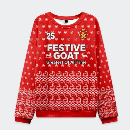 Tokyo-Tiger Funny Football Christmas Ugly Sweatshirt