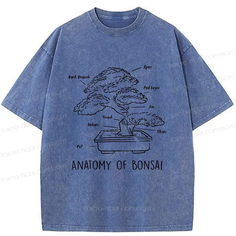 Tokyo-Tiger Anatomy Of A Bonsai Washed T-Shirt