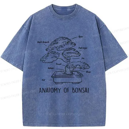 Tokyo-Tiger Anatomy Of A Bonsai Washed T-Shirt
