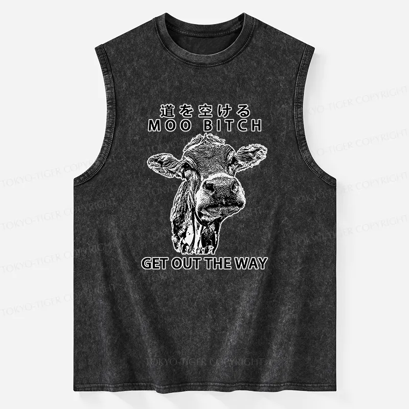 Tokyo-Tiger Funny Cow Washed Tank