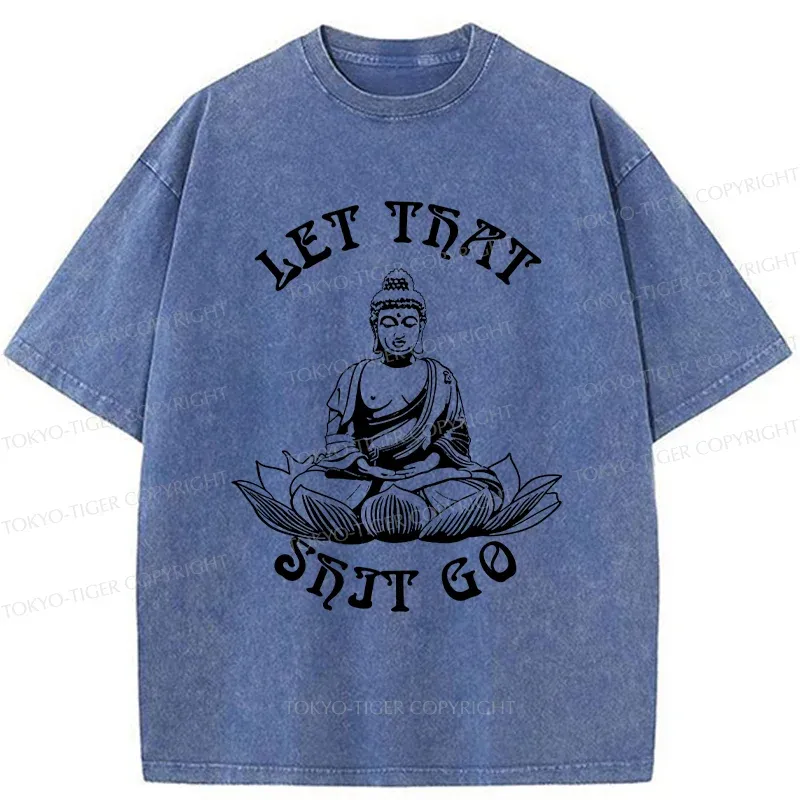 Tokyo-Tiger Interesting Buddhai Washed T-Shirt