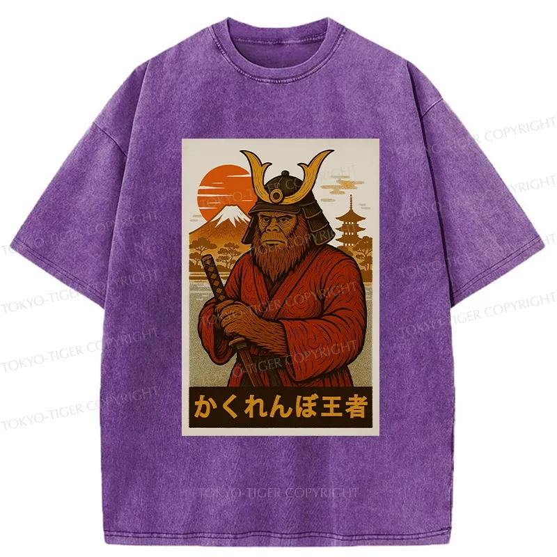 Tokyo-Tiger Hide And Seek Champion Bigfoot Washed T-Shirt