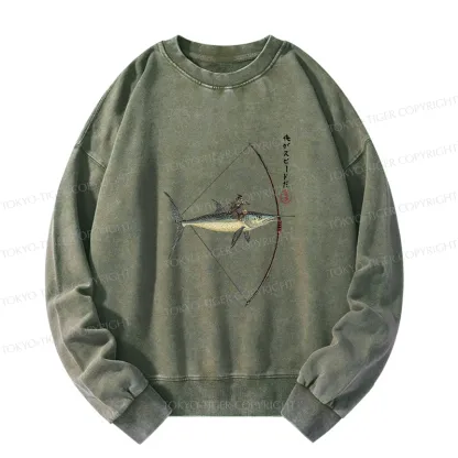 Tokyo-Tiger I Am Speed Washed Sweatshirt