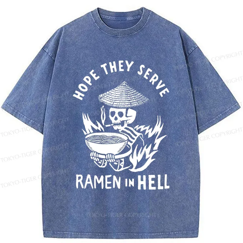 Tokyo-Tiger Hell Ramen Washed T-Shirt