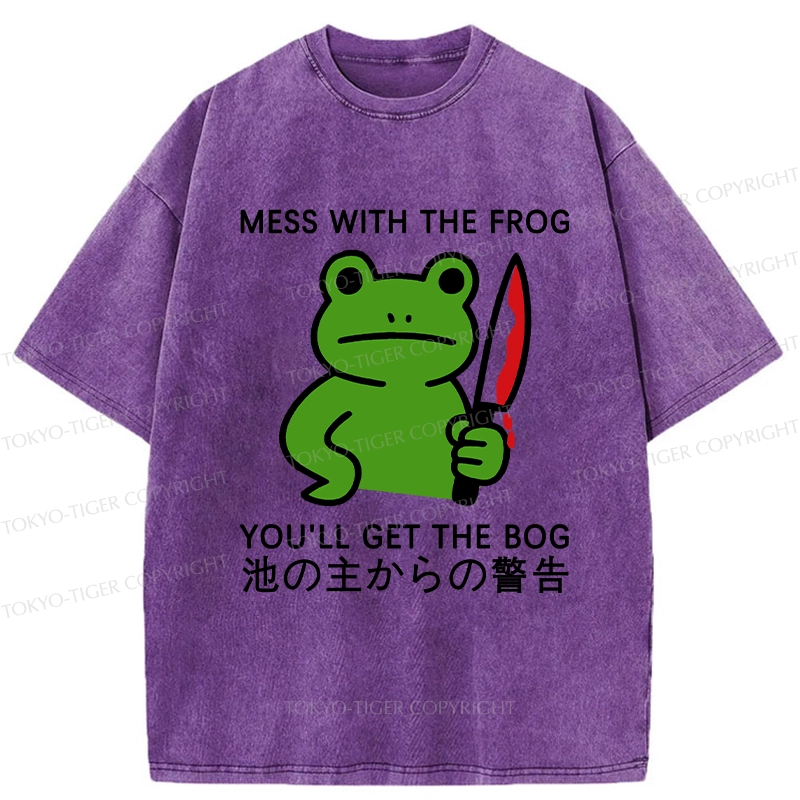Tokyo-Tiger Don't Mess With The Frog Washed T-Shirt