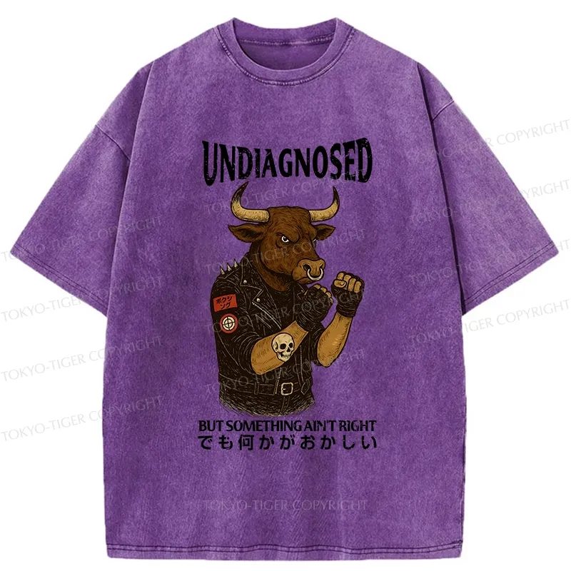 Tokyo-Tiger Undiagnosed But Something Ain't Right Washed T-Shirt