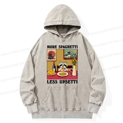 Tokyo-Tiger More Spaghetti Less Upsetti Japanese Washed Hoodie