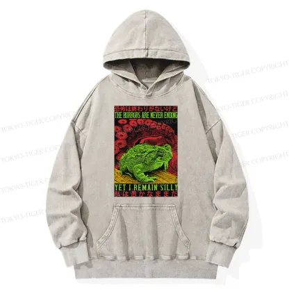 Tokyo-Tiger The Horrors Are Never Ending Japan Washed Hoodie