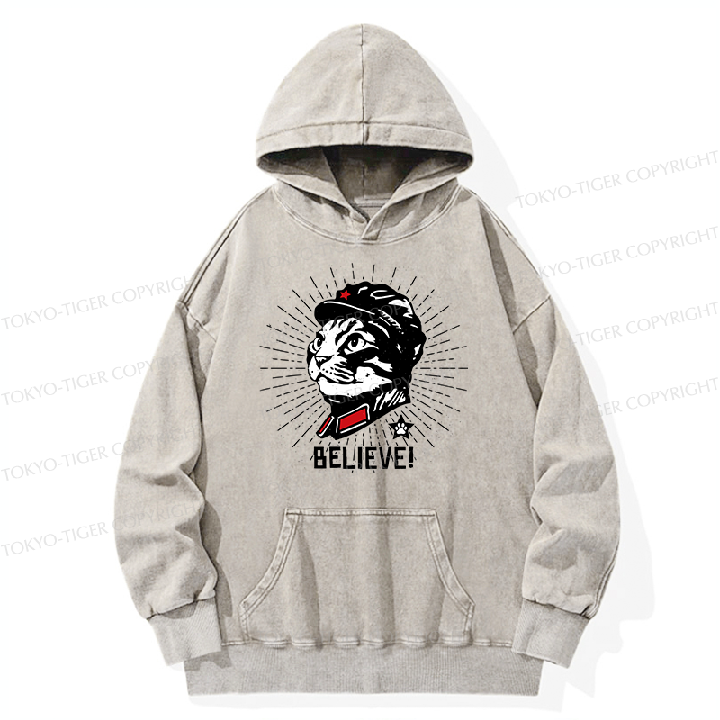 Tokyo-Tiger Trust Cat Chairman Washed Hoodie