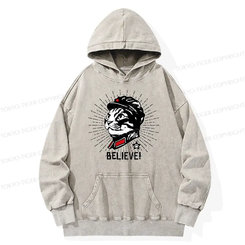 Tokyo-Tiger Trust Cat Chairman Washed Hoodie