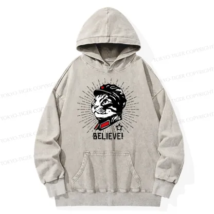 Tokyo-Tiger Trust Cat Chairman Washed Hoodie