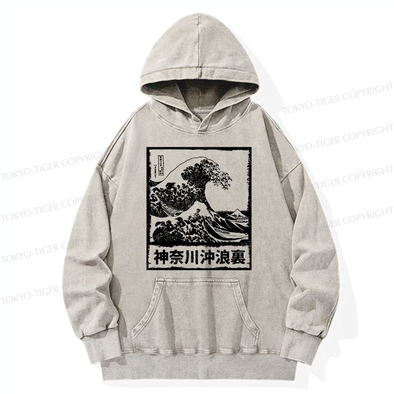 Tokyo-Tiger Legendary Wave Washed Hoodie