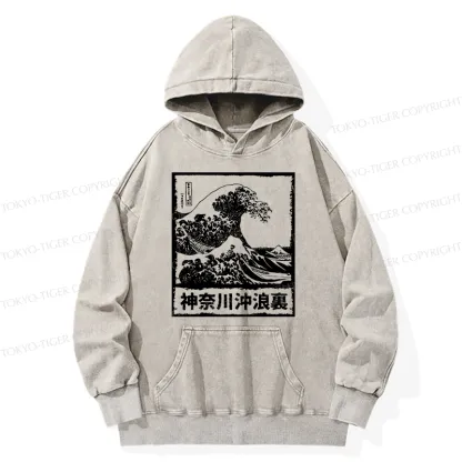 Tokyo-Tiger Legendary Wave Washed Hoodie