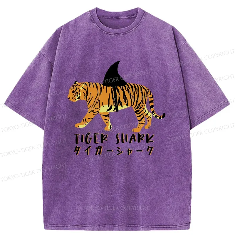 Tokyo-Tiger Funny Tiger Joke Washed T-Shirt