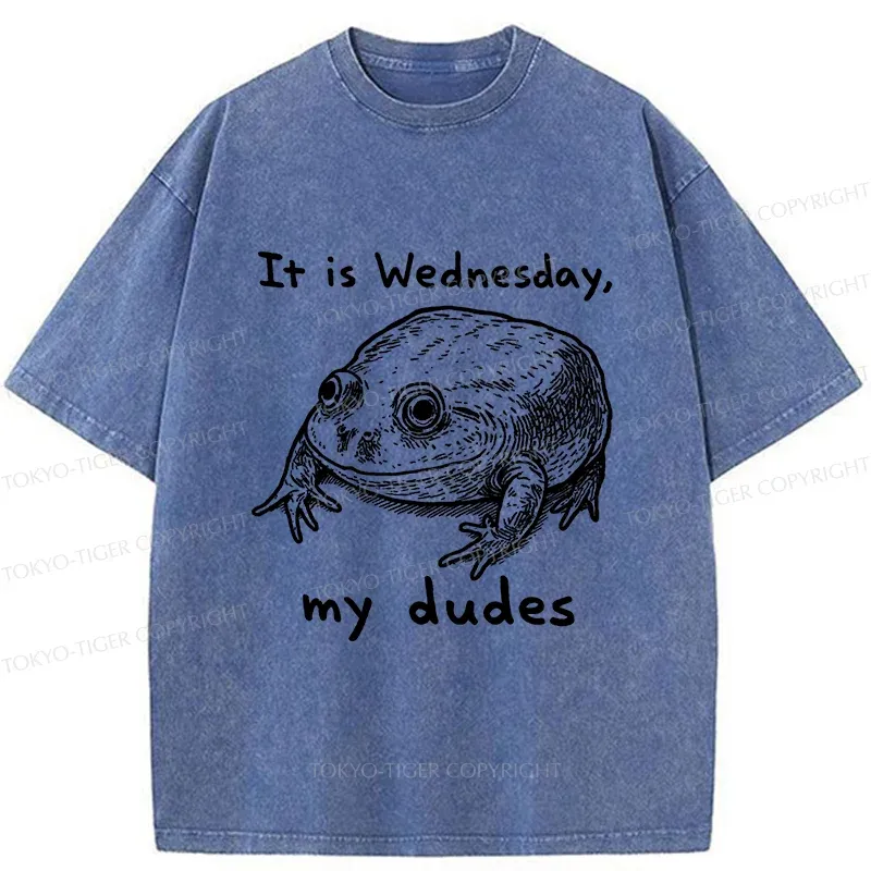 Tokyo-Tiger Wednesday Frog Washed T-Shirt