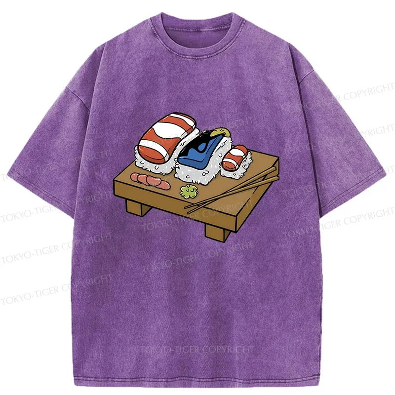 Tokyo-Tiger Fish's Fate Washed T-Shirt