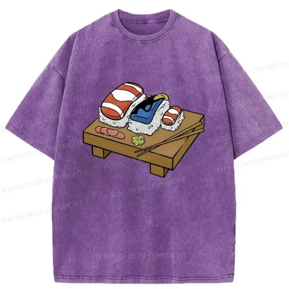 Tokyo-Tiger Fish's Fate Washed T-Shirt